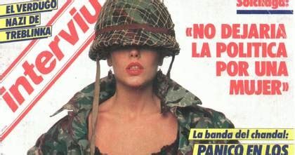 Algunas portadas de Interviú. Años 1986